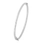 Bracelet Jonc ouvrant fil torsadé 3 mm