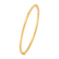 Bracelet Jonc Fil Rond 3 mm or jaune