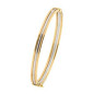 Bracelet Jonc Fantaisie Bicolore 3 Fils carrés soudés