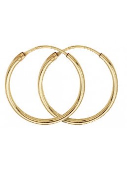 créoles Fil Rond 1,0 - 14 mm
