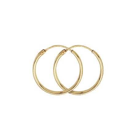 créoles Fil Rond 1,0 - 14 mm