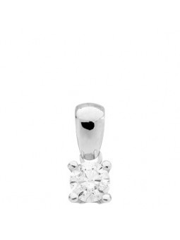 Pendentif solo Diamant 4 griffes 0,20 ct