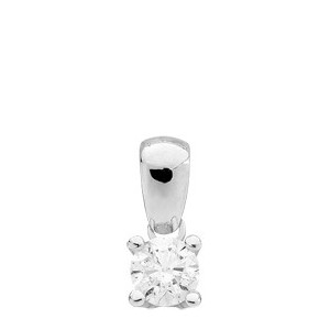 Pendentif solo Diamant 4 griffes 0,20 ct