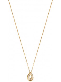 Collier multi diamants 0,084 ct Fantaisie or bicolore 375