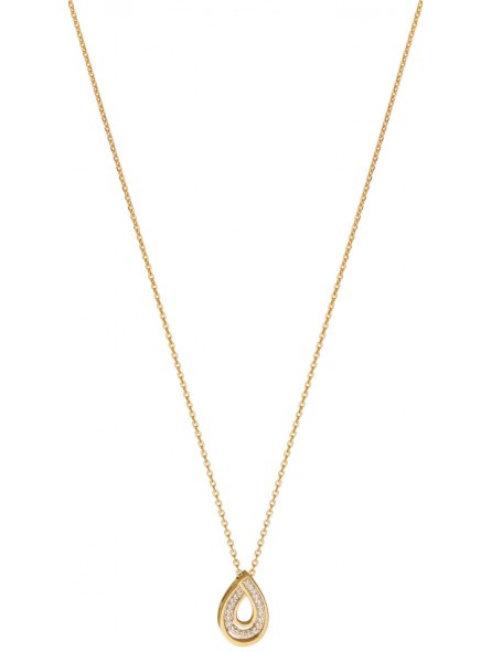 Collier multi diamants 0,084 ct Fantaisie or bicolore 375