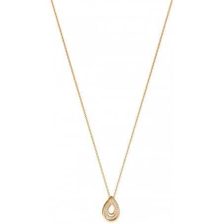 Collier multi diamants 0,084 ct Fantaisie or bicolore 375