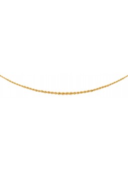 Collier chute corde 4,5 mm 45 cm