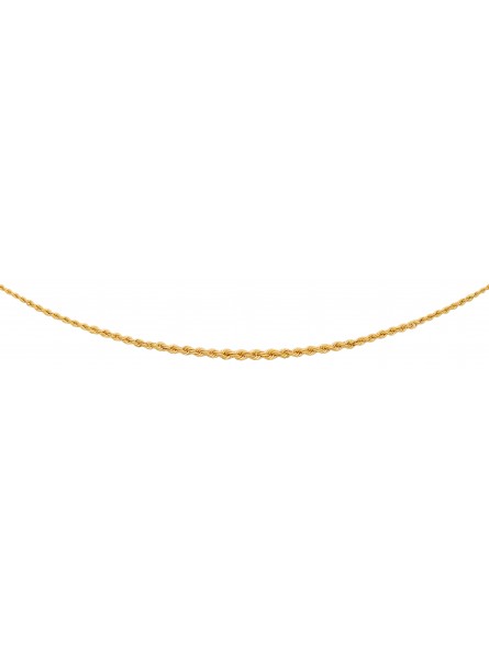 Collier chute corde 4,5 mm 45 cm