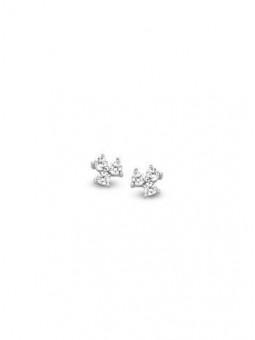 boucles oreilles naiomy argent et zirconium