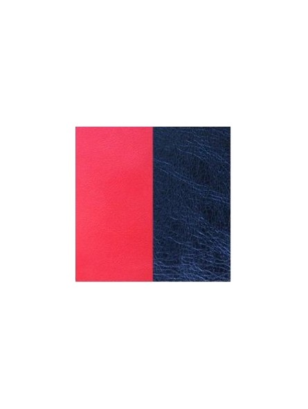 Les Georgettes vinyles boucles d'oreilles corail - marine 43 mm