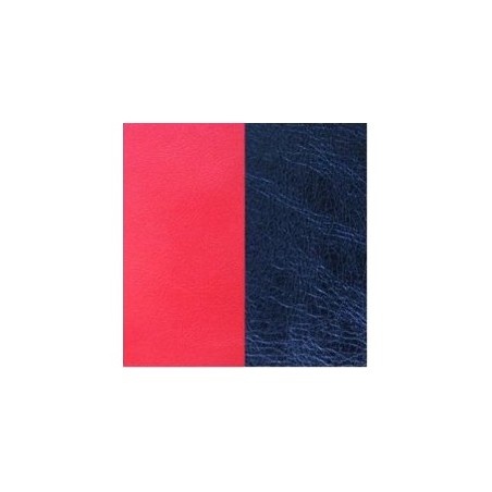 Les Georgettes vinyles boucles d'oreilles corail - marine 43 mm