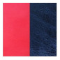 Les Georgettes vinyles boucles d'oreilles corail - marine 43 mm
