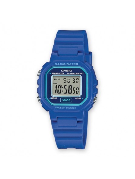 Montre Enfant CASIO Digital Résine Bleue - LA-20WH-2AEF