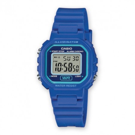 Montre Enfant CASIO Digital Résine Bleue - LA-20WH-2AEF