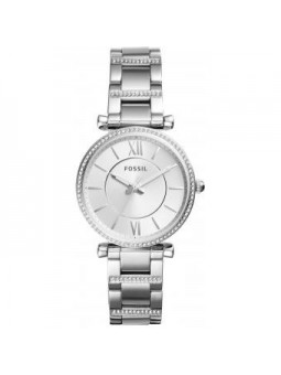 fossil carlie montre femme bracelet acier
