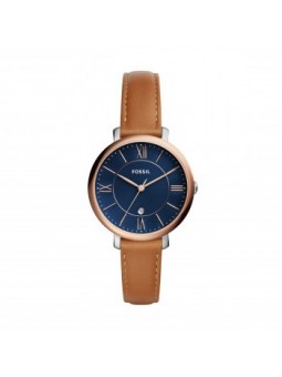 fossil jacqueline montre femme cuir marron