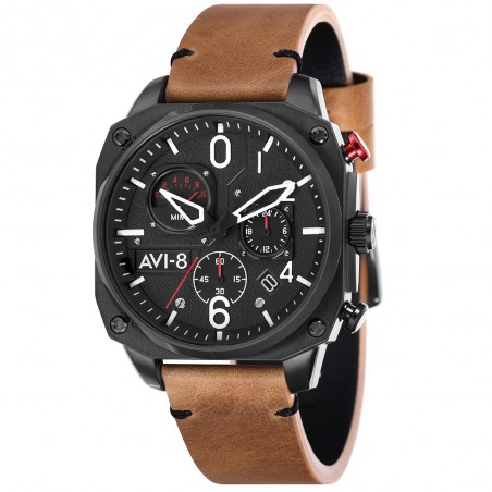 Montre Hawker Hunter bracelet cuir