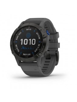 GARMIN FENIX 6 PRO SOLAR BLACK W/SLATE GRAY BAND G