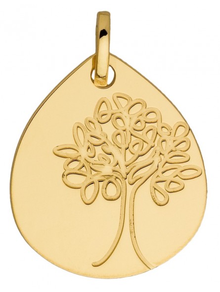 Pendentif "Arbre de vie" or jaune 750/000