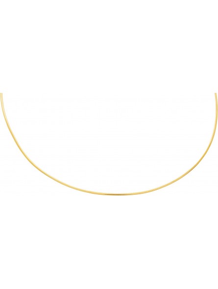 Collier Oméga  réversible bicolore or 750/000