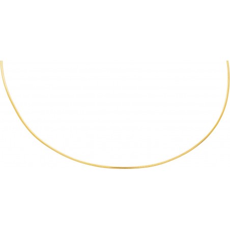 Collier "Oméga" réversible bicolore or 750/000