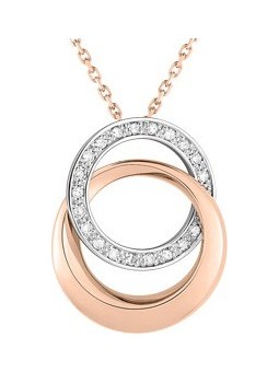 Collier diamant or 750/000