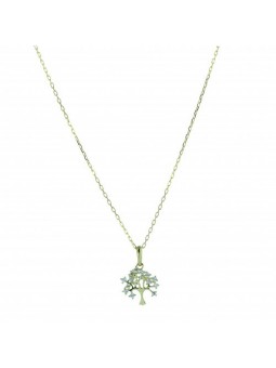 Collier oxydes de zirconium or 375/000