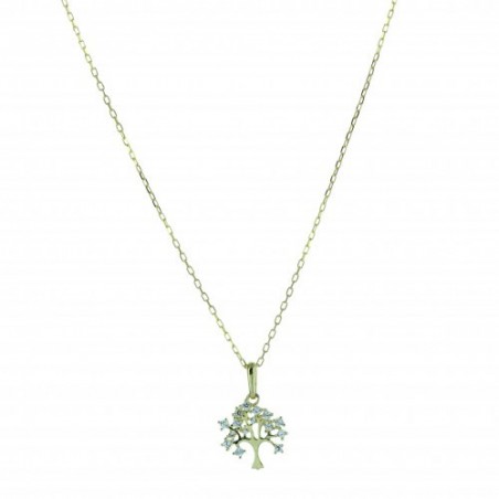 Collier oxydes de zirconium or 375/000