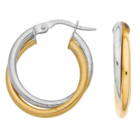 Boucles d'oreilles créoles or 375/000