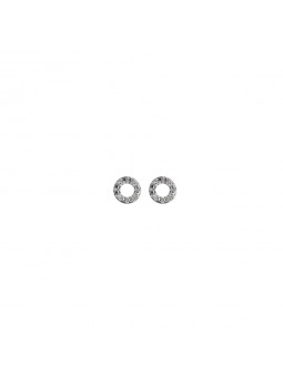 Boucles d'oreilles diamants or 375/000