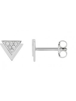 Boucles d'oreilles oxydes de zirconium argent 925/000