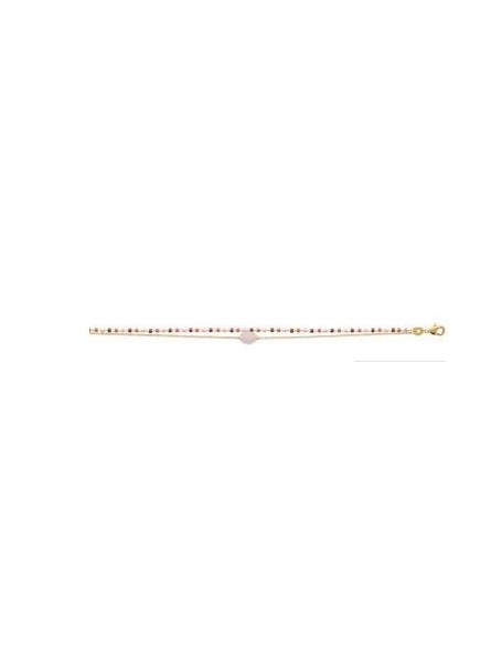 Bracelet plaqué or 750/000