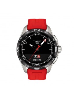 Tissot T-Touch Connect Solar Silicone Rouge