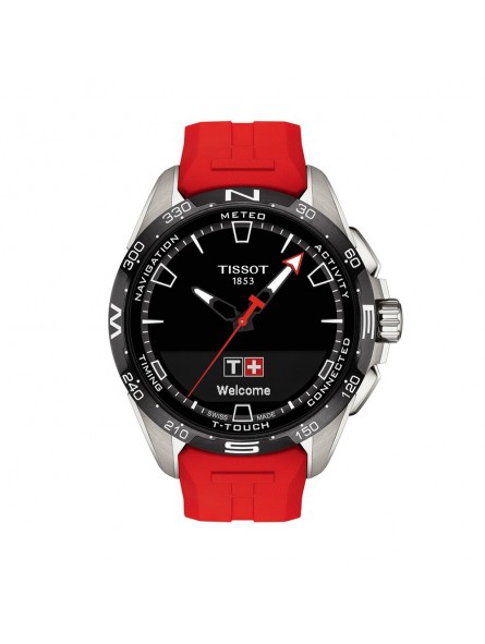 Tissot T-Touch Connect Solar Silicone Rouge