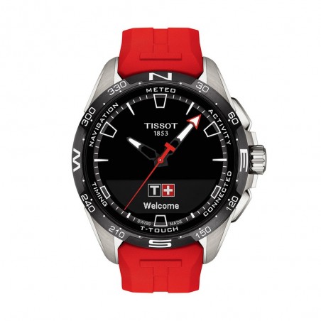Tissot T-Touch Connect Solar Silicone Rouge