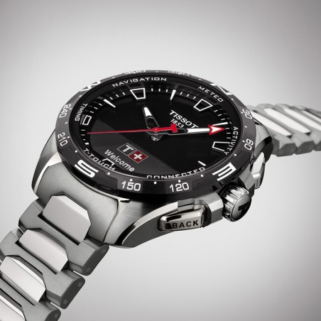 Montre Homme Tissot T-Touch Connect Solar Titane Noir - T1214204405100