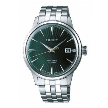 Montre Homme Seiko Presage Auto Vert Soleillé Acier - SRPE15J1