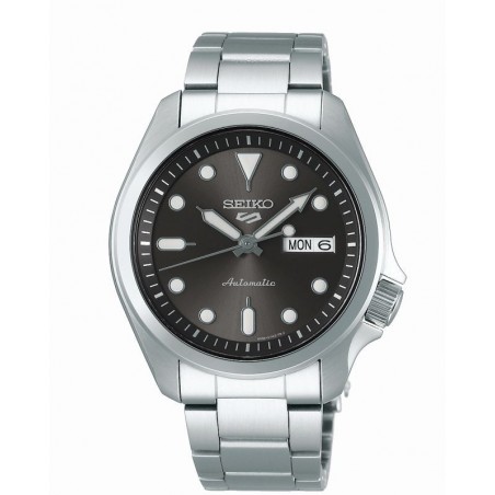 SEIKO 5 AUTOMATIQUE NOIR ACIER GRIS SRPE51K1