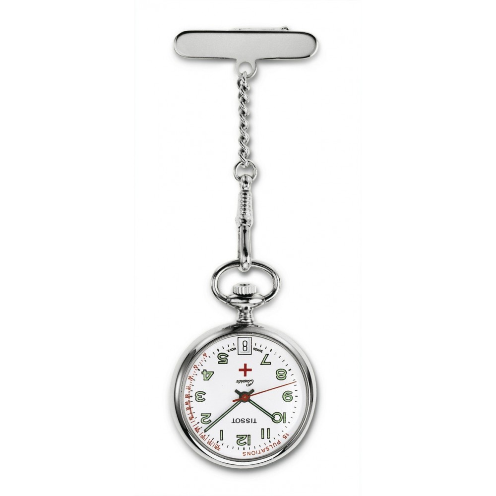 POCKET WATCH/LR/Q/STEEL/WHITE DIAL