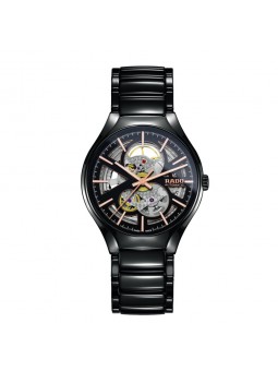 Montre Unisexe Montre Homme Rado True Coeur Ouvert Automatique Noir - R27100162