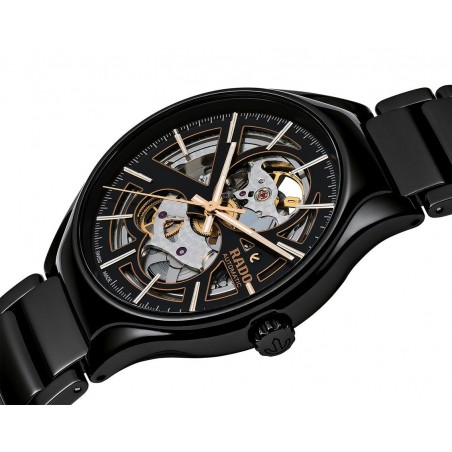 Montre Unisexe Montre Homme Rado True Coeur Ouvert Automatique Noir - R27100162