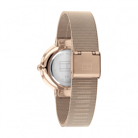 Montre Tommy Hilfiger Liberty Femme - Boitier acier Doré Rose - Bracelet acier Doré Rose