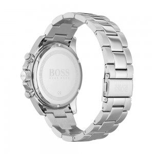 Hugo Boss - Montre Homme - Quarttz Chrono - Cadran Bleu et Bracelet Acier bleu - Ref 1513755