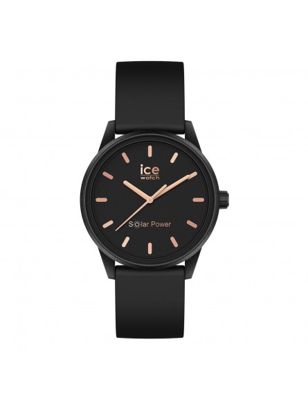Montre ICE WATCH solar power - Black rose-gold - Small - 3H Montre ICE WATCH solar power - Black rose-gold - Small - 3H