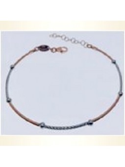 bracelet argent 925 RH + PINK