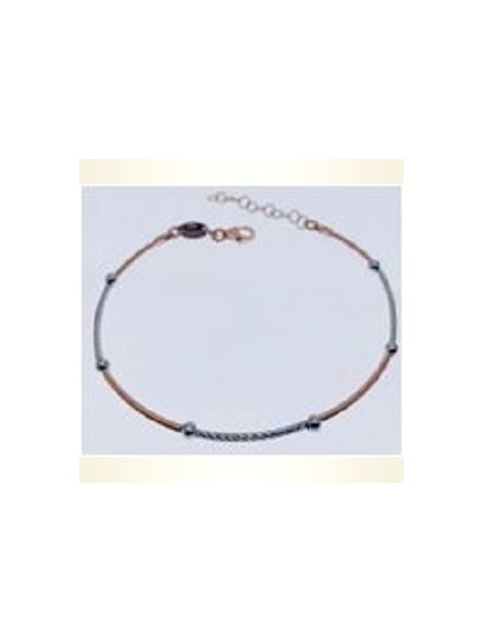 bracelet argent 925 RH + PINK bracelet argent 925 RH + PINK