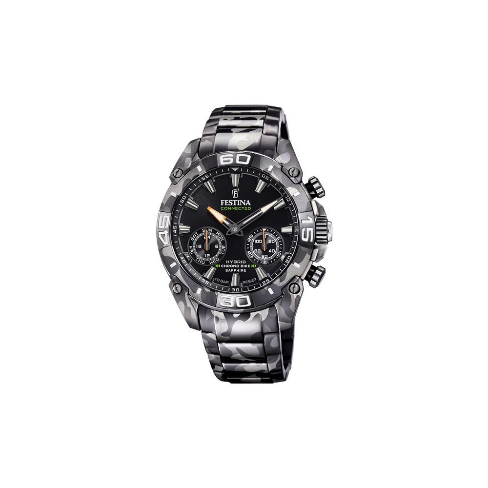 FESTINA CHRONO BIKE CONNECTEE CAMOUFLAGE NOIR