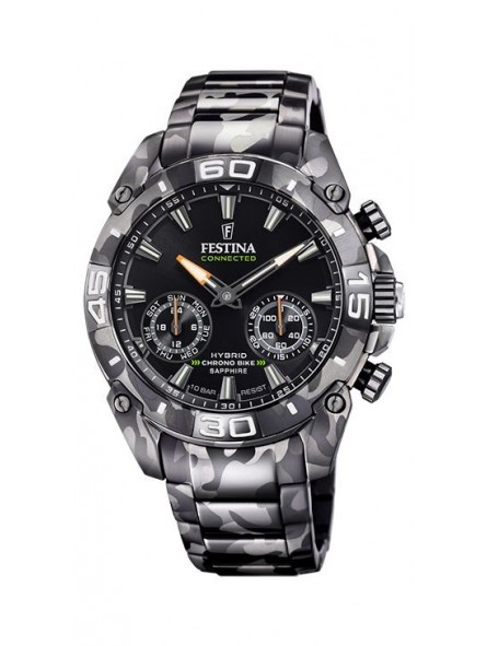 FESTINA CHRONO BIKE CONNECTEE CAMOUFLAGE NOIR FESTINA CHRONO BIKE CONNECTEE CAMOUFLAGE NOIR