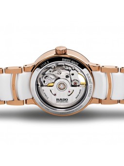 Montre Femme Rado Centrix Auto diamants Coeur Ouvert Céramique - R30248902