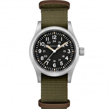 Montre Homme HAMILTON Khaki Field Mécanique Nato Kaki - H69439931